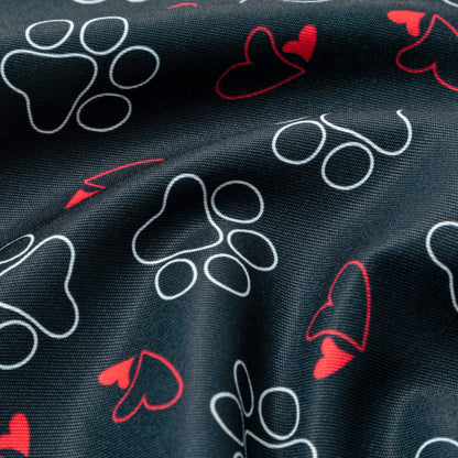 Outlined Paws & Hearts Kitchen Textiles