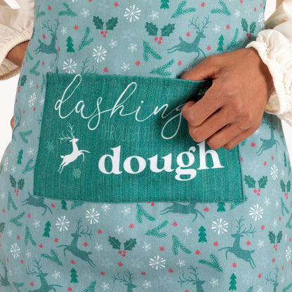 Dashing Through the Dough Christmas Apron