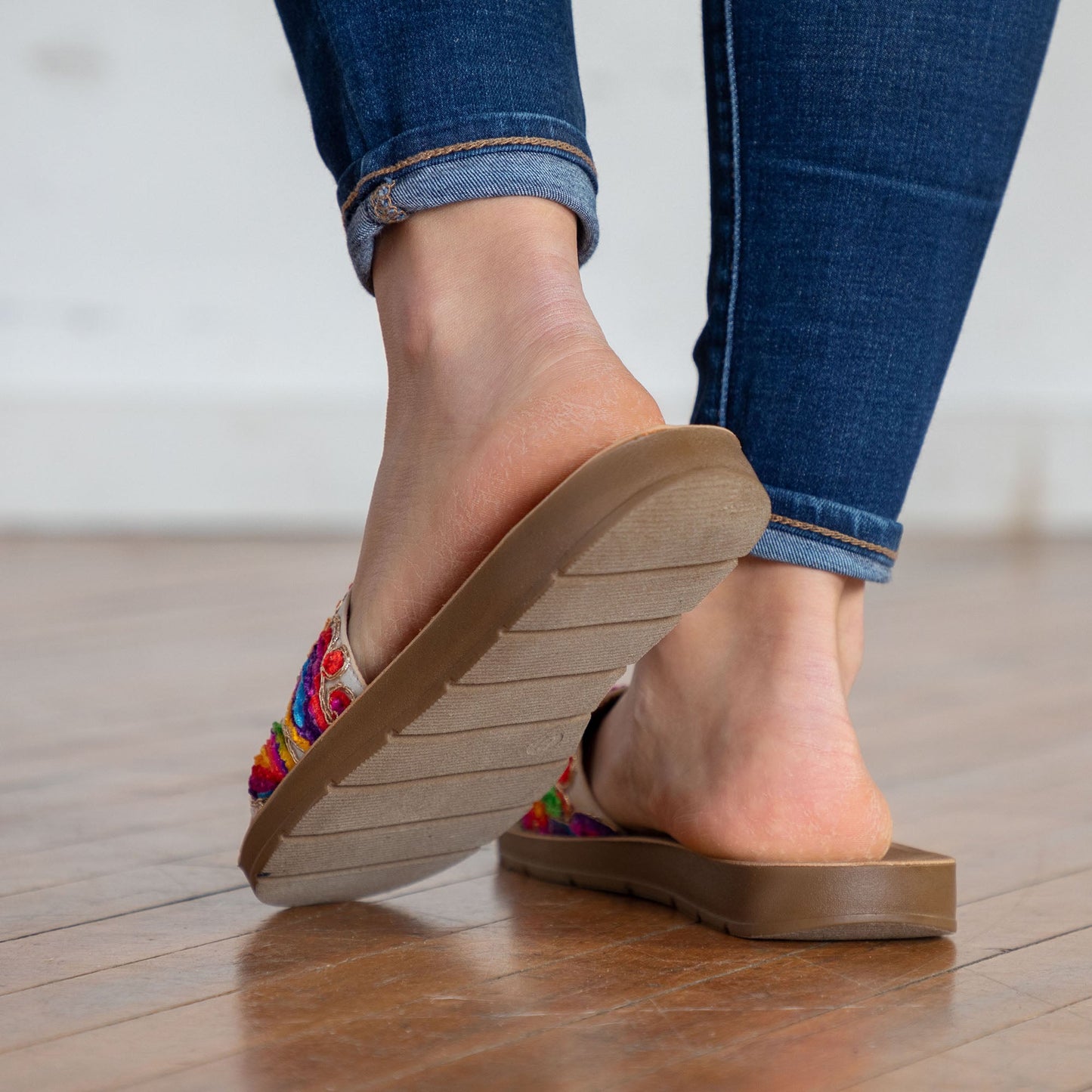 Corkys Pinwheel Slide Sandals