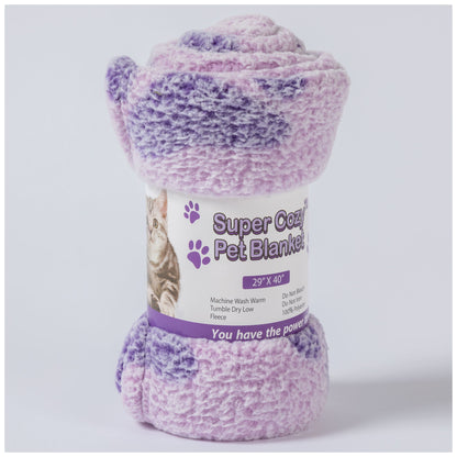 Super Cozy&trade; Paws I Love You Sherpa Pet Blanket