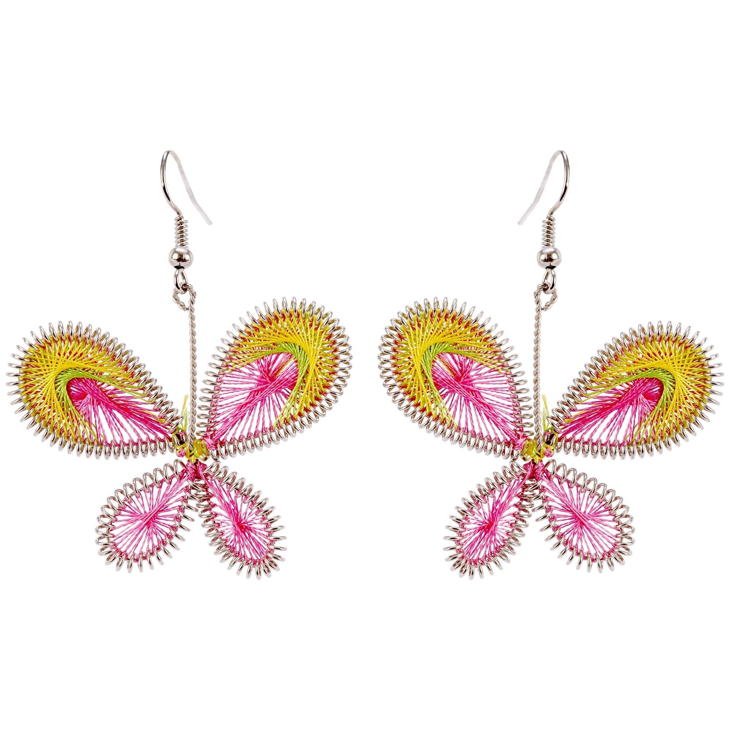 Art Of Thread Butterfly Earrings